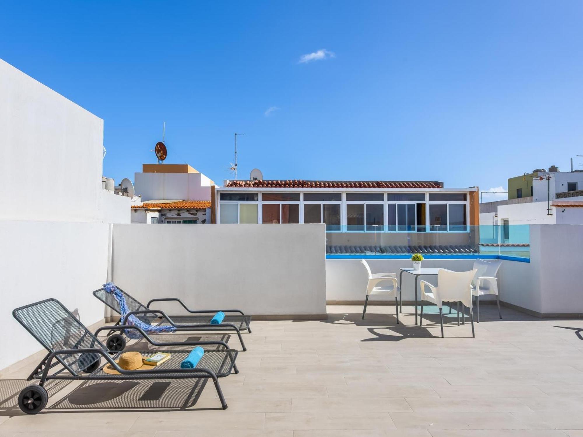 Okeanos Eco Guest House Los Abrigos Buitenkant foto